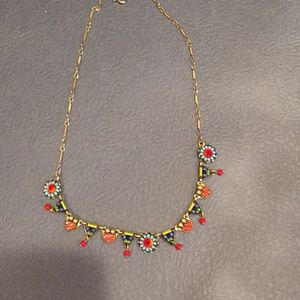 Colorful designer necklace
